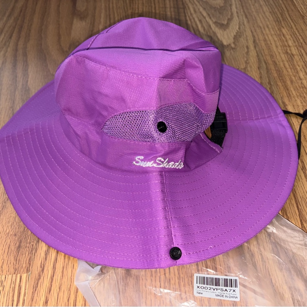 🆕 Purple SunShade Wide Brim Sun Hat Tutuko